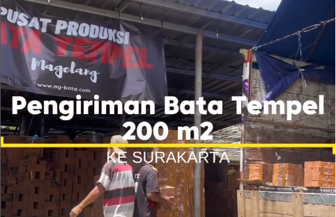 🏗️ Pengiriman 200 m2 Bata Tempel ke Surakarta: Bukti Kualitas AG-Bata Magelang